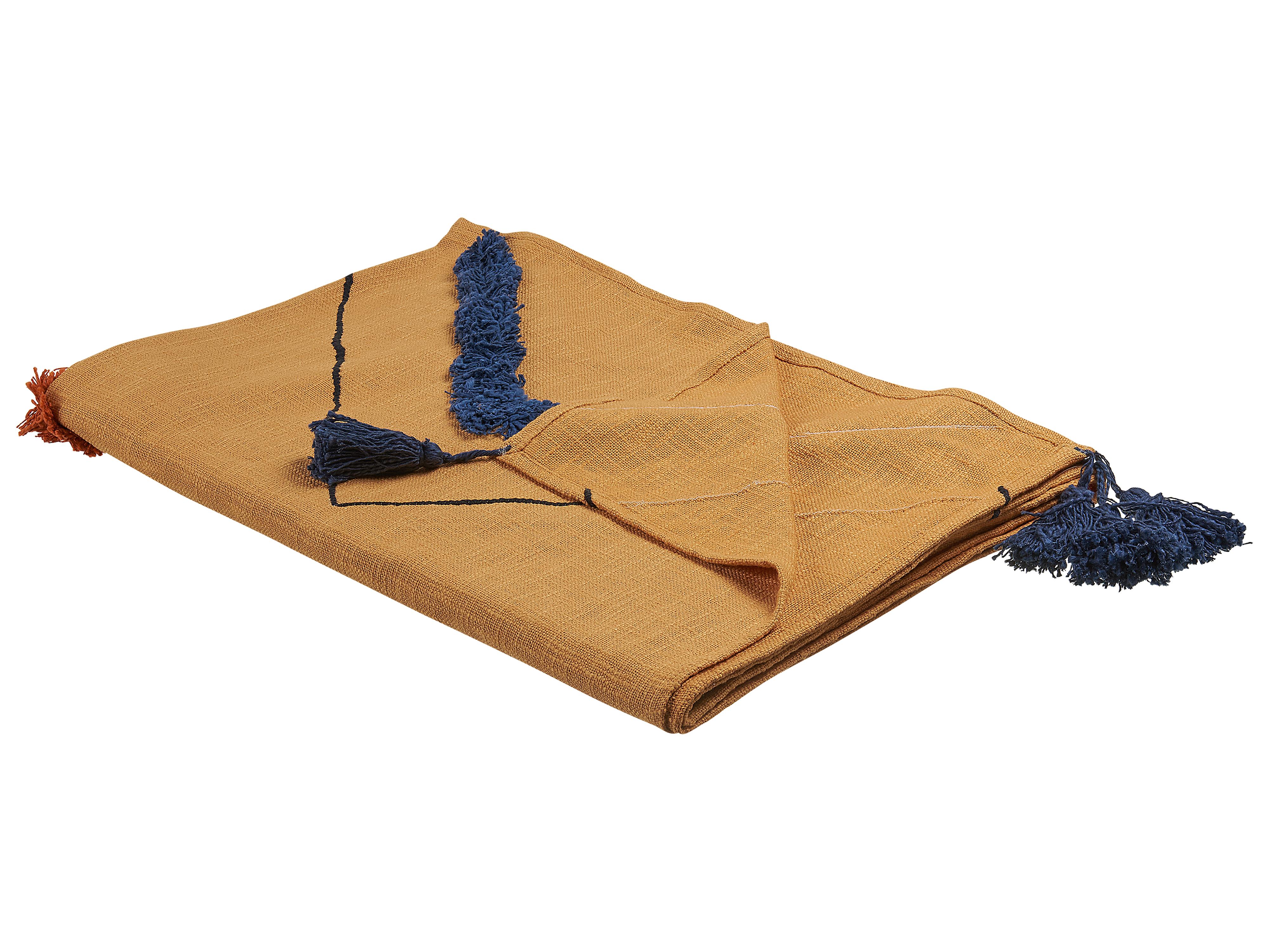 Blanket SHIMLA Cotton 130 x 180 cm Orange