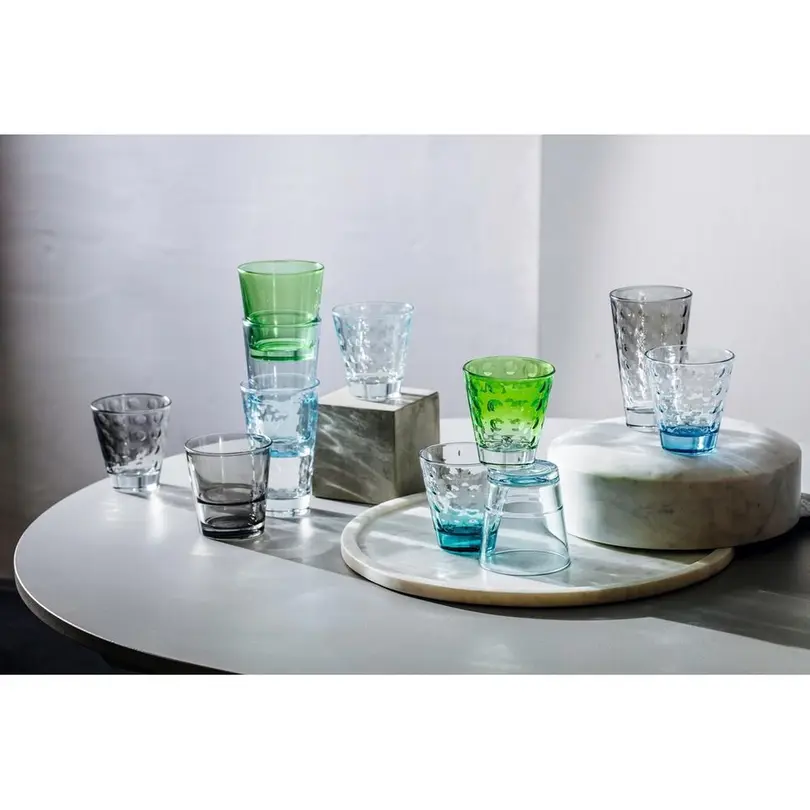 Longdrinkglas 6er-Set Optic Pastell