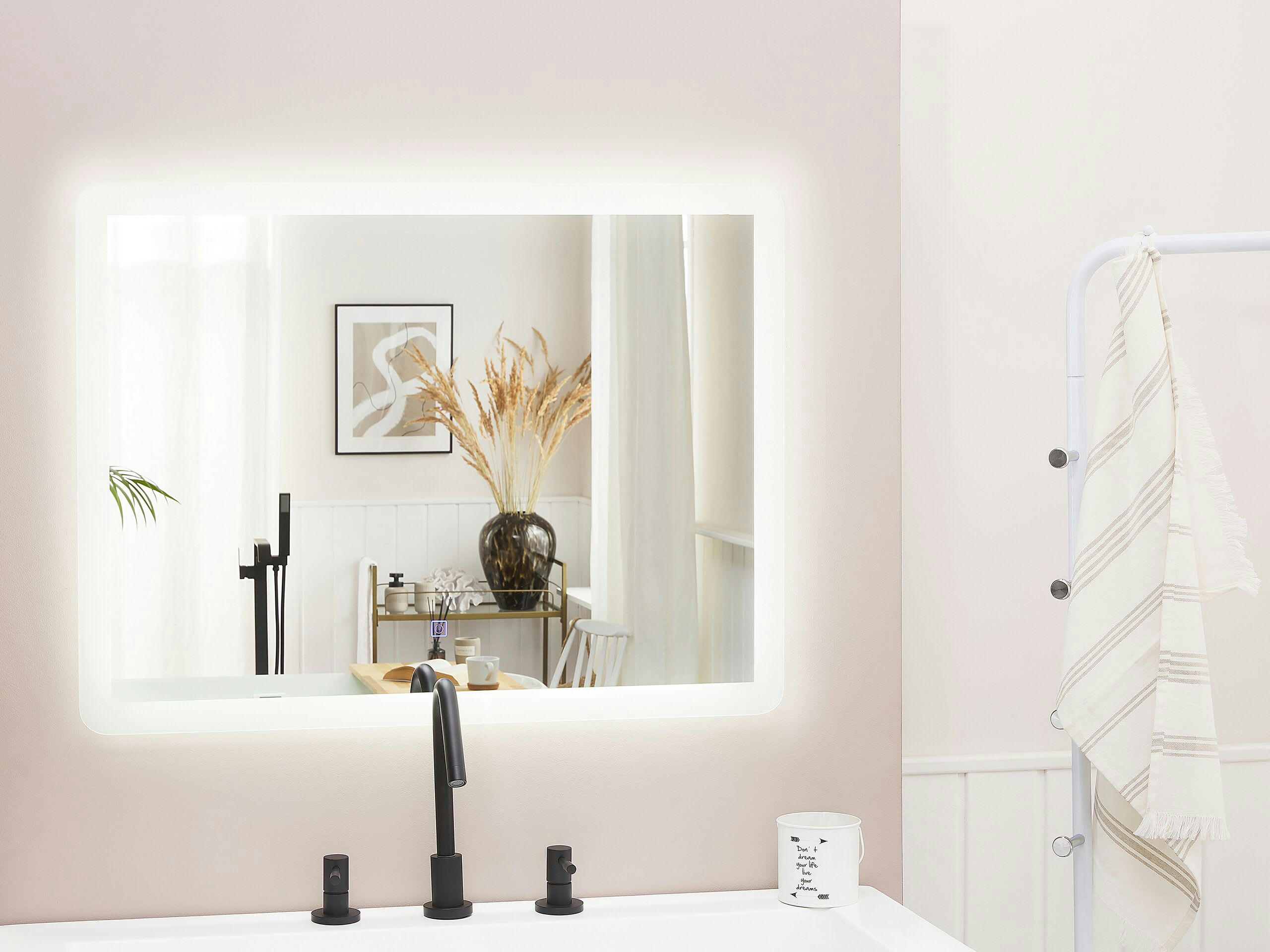 CORROY - Miroir en verre argenté 60x80