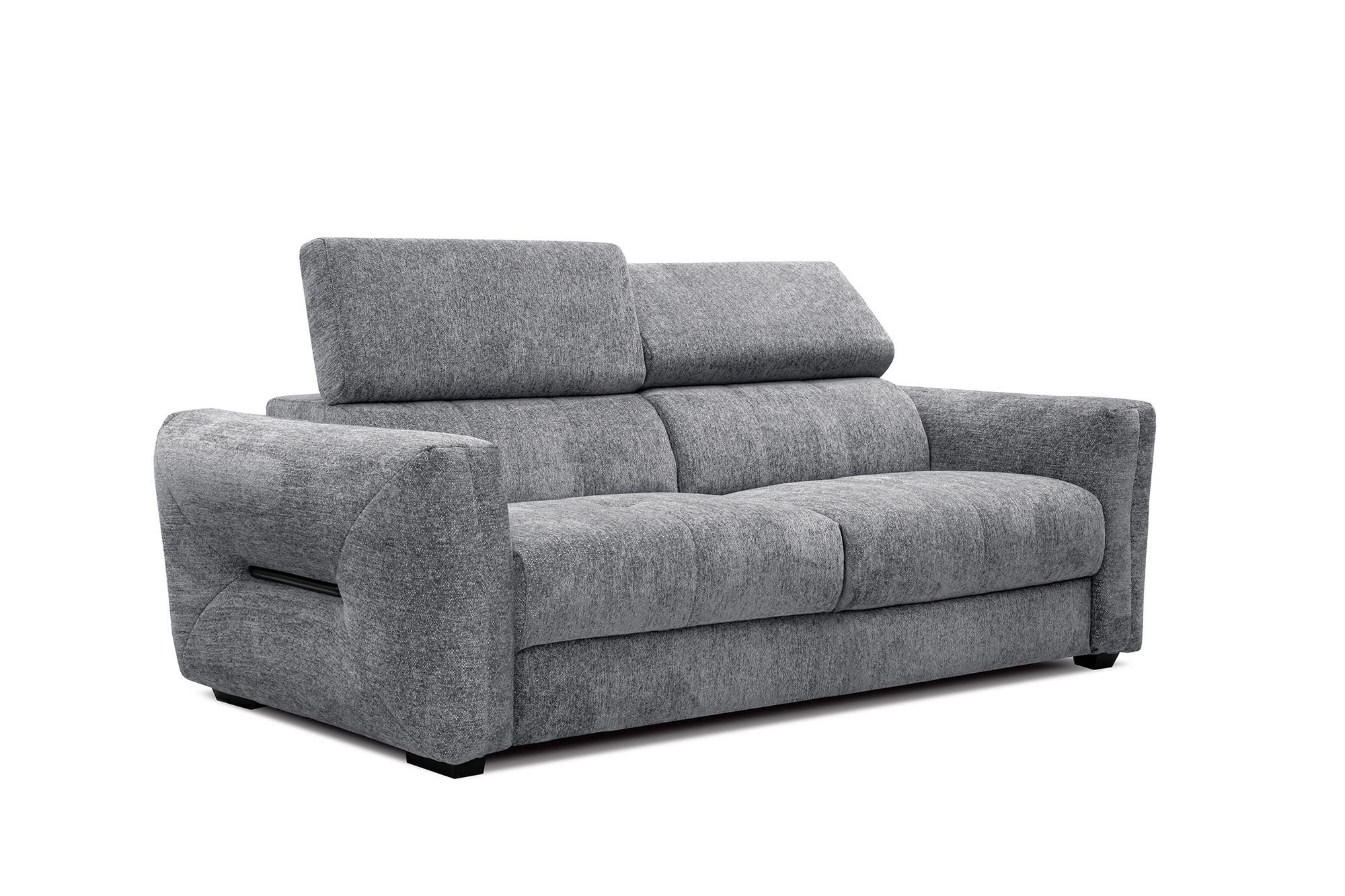 CALVERA Sofa 3 osobowa, szara