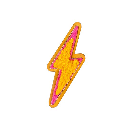 Lightning Iron-On Patch