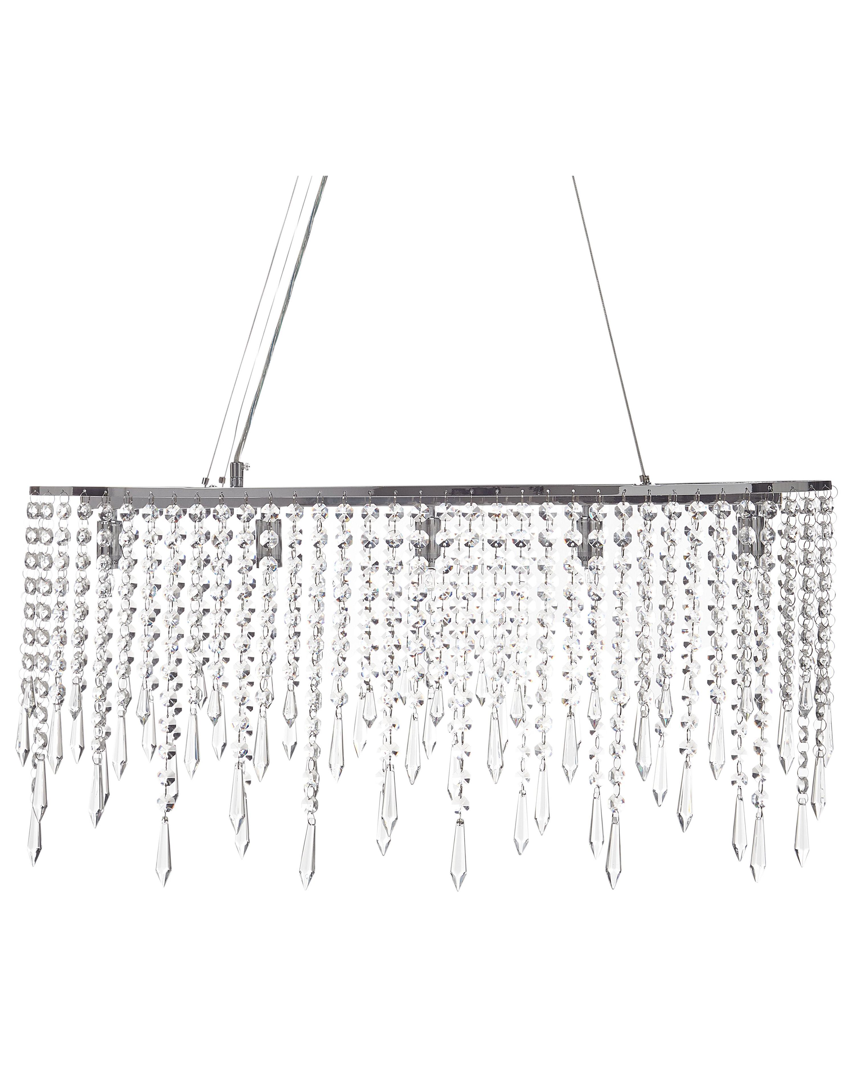 Chandelier CALVELLE Crystal Silver