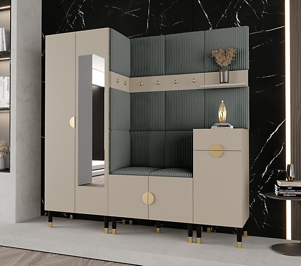 Ensemble de garde-robe Palermo 13 200x200x46 (Cachemire   Poso 60)