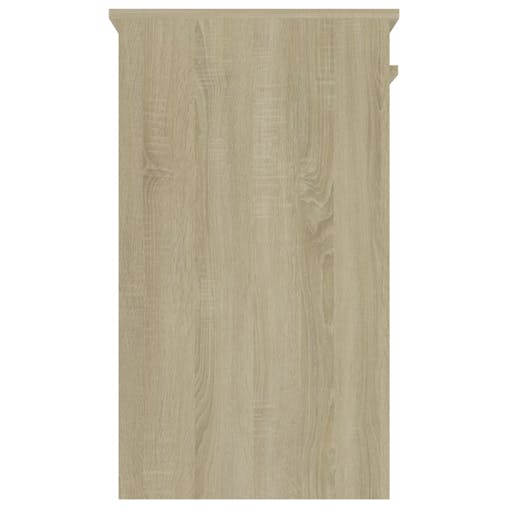NNEVL Desk Sonoma Oak 90x45x76 cm Chipboard