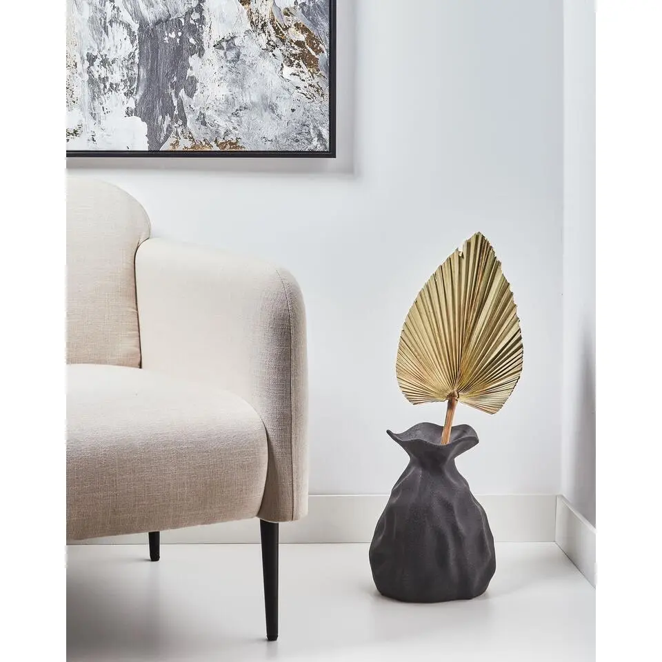 COONTAIL - Bloemenvaas - Zwart - 31 cm - Steengoed