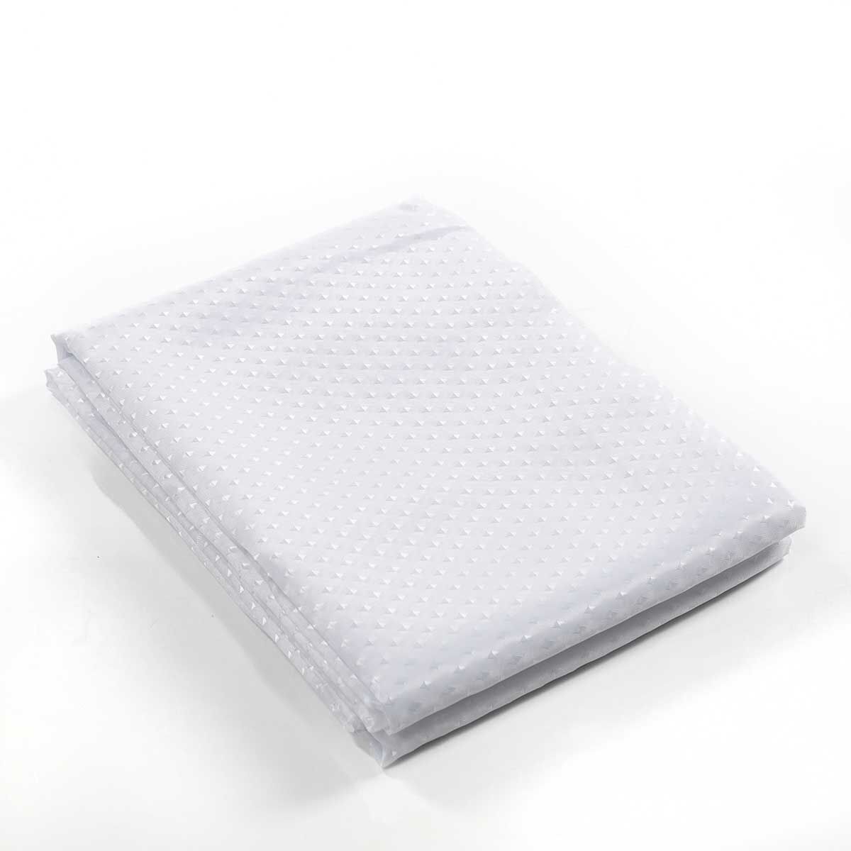 Cortina De Banho Branco Diamante 180x200cm