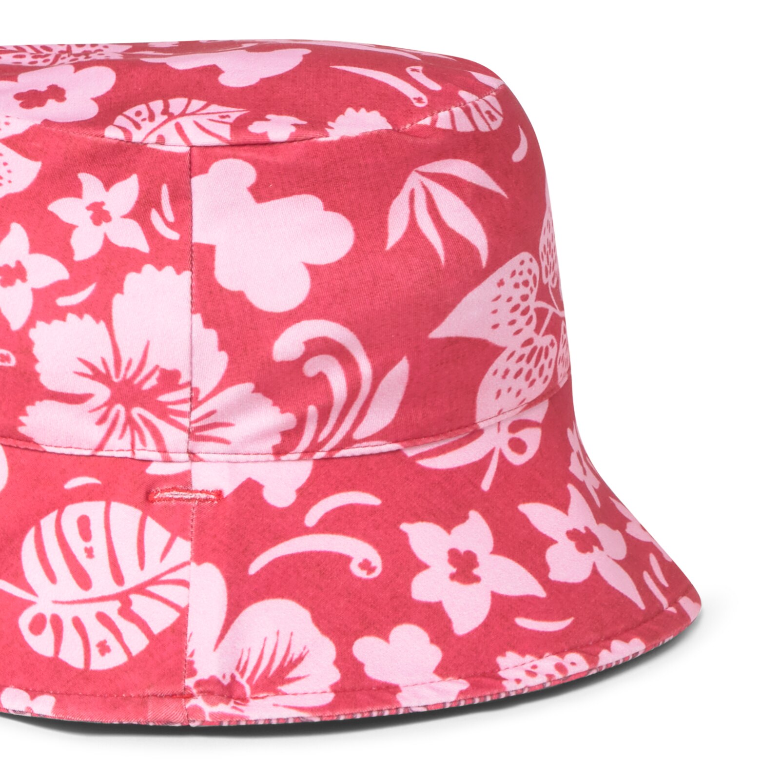 Gorro de playa Flower granate