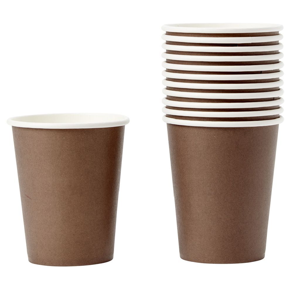Gobelet en carton taupe 25 cl x12