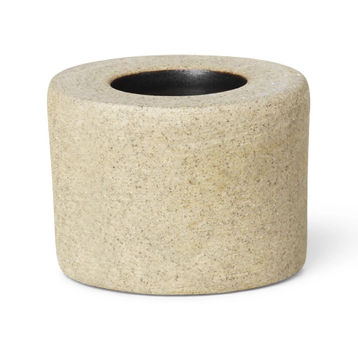 Ferm Living - Bon Accessoires Zahnbürstenhalter, beige / schwarz