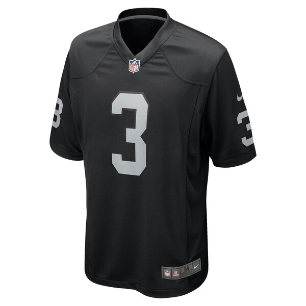 Zamir White Las Vegas Raiders Nike Team Game Jersey -  Black