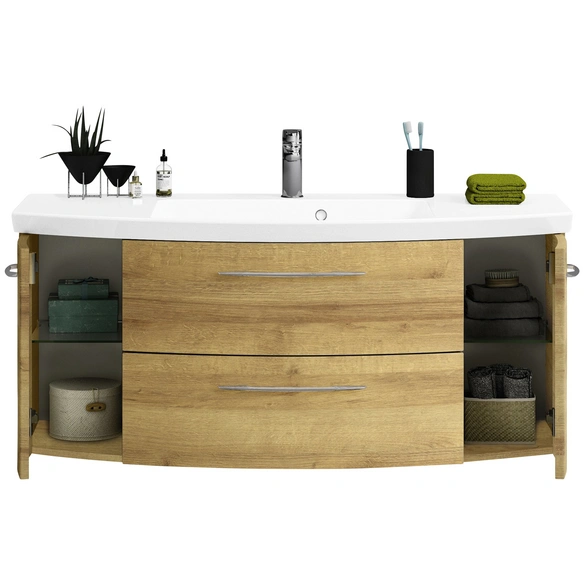Waschtischunterschrank »Sprint Cassca«, (BxHxT): 121 x 53 x 50,5 cm, braun
