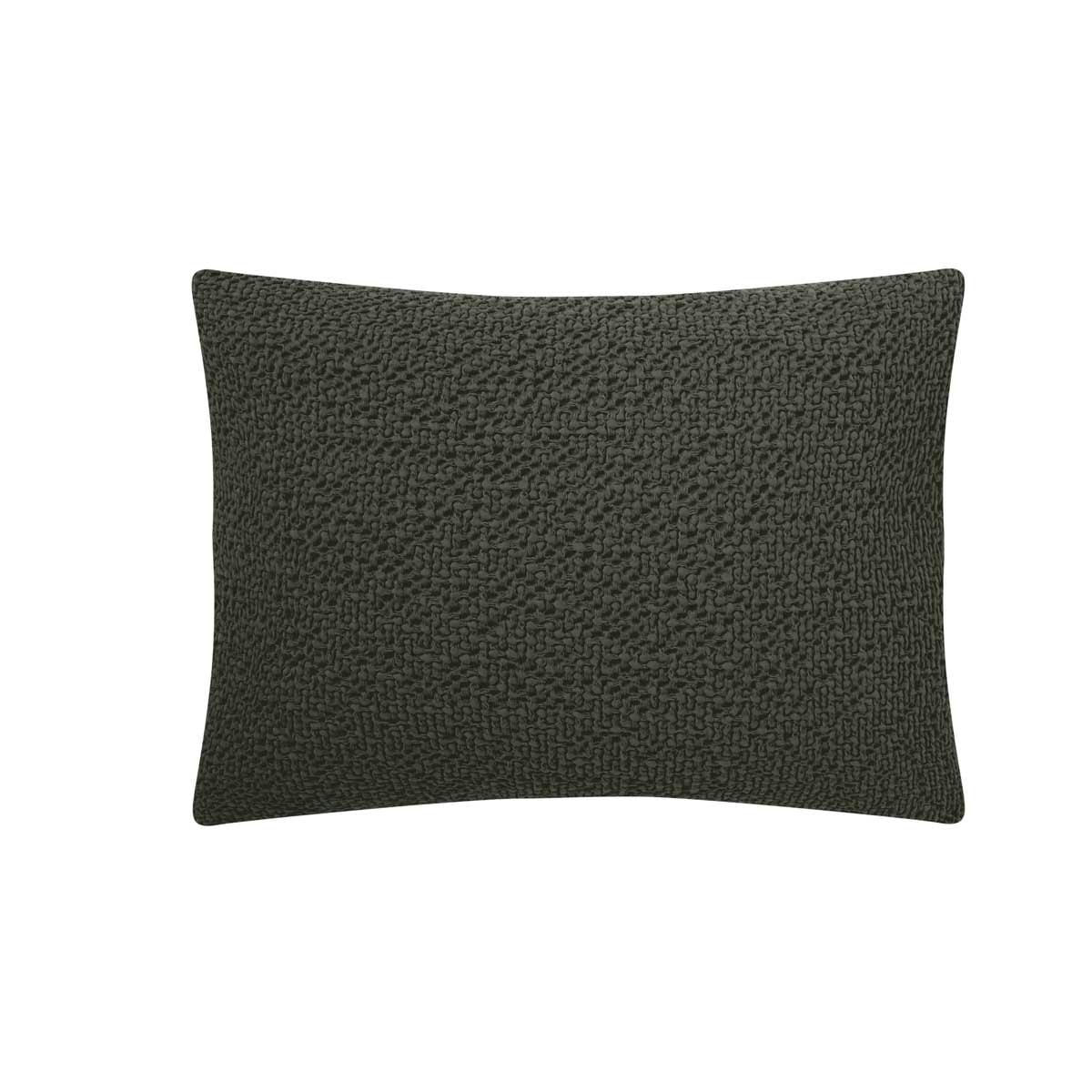 SONGE - Housse de coussin en coton vert 40x60