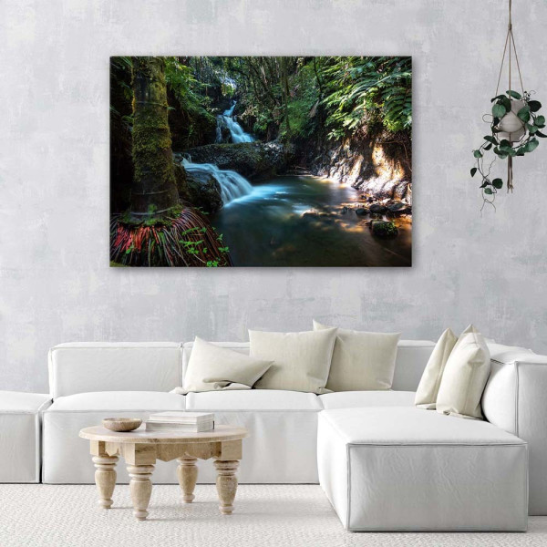 Feeby Obraz na płótnie Wodospad w tropikach 60x40