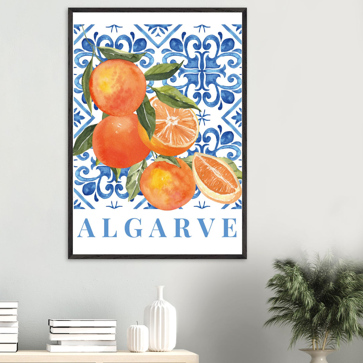 Artfulprints Poster Fruits - Oranges in the Algarve  - 70x100 cm - Meerkleurig