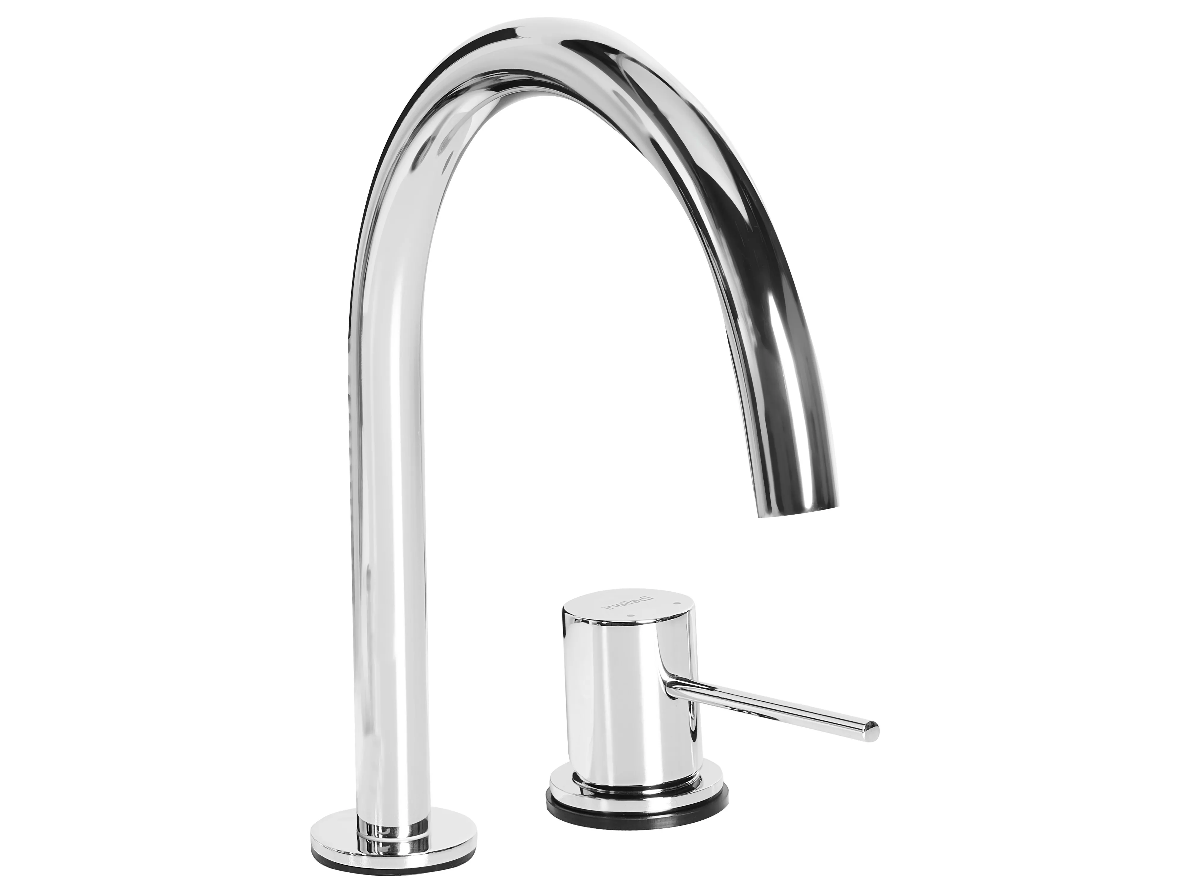 Basin Mixer Tap COLICO Brass Silver