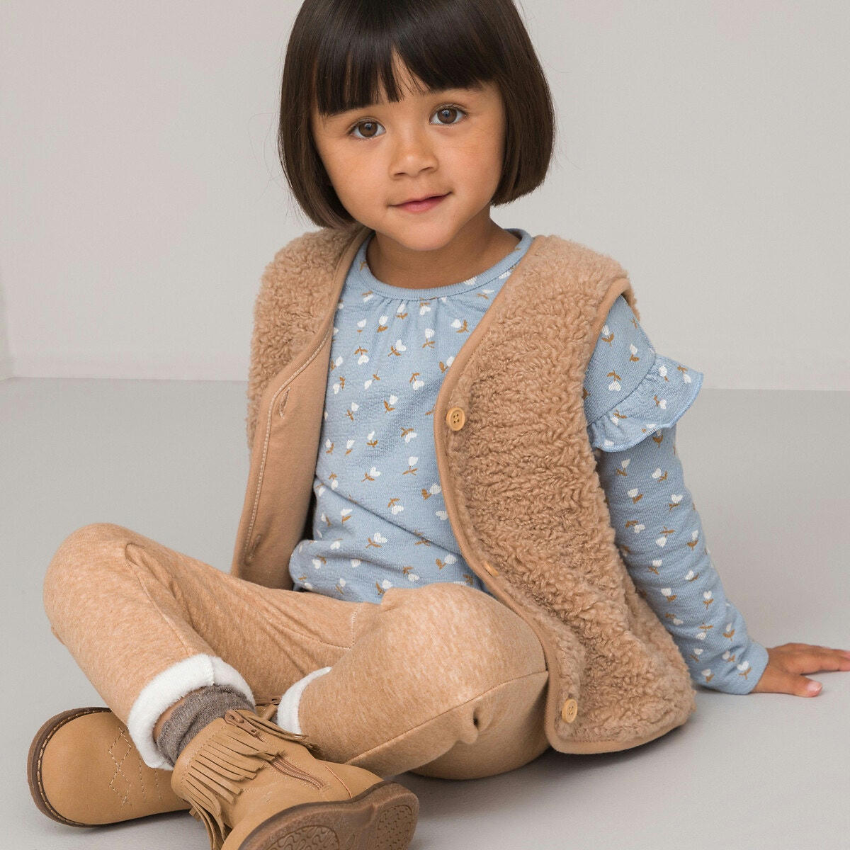 Ensemble 3 pièces T-shirt, gilet et legging