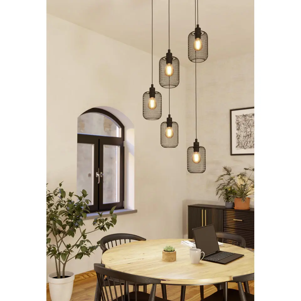 EGLOWrington-Hanglamp-E27-&Oslash;54cm-Zwart