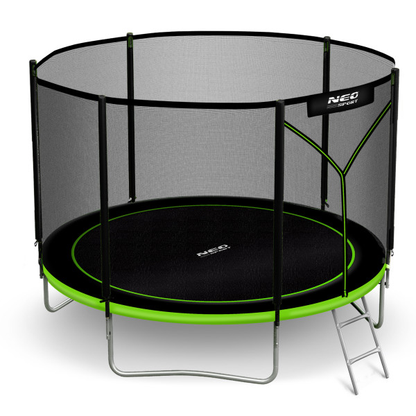 Trampolina ogrodowa dla dzieci 183cm 6ft   drabinka Neosport