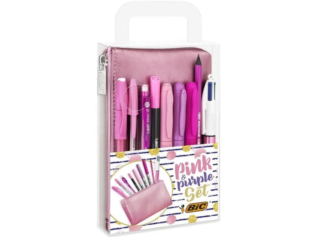 Bleistift 10-teilig Pink und Purple