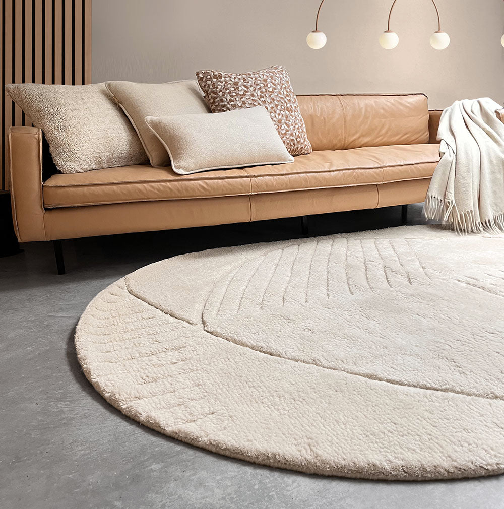 Malagoon Oval Funky Vloerkleed - 240 x 160 cm - Off White