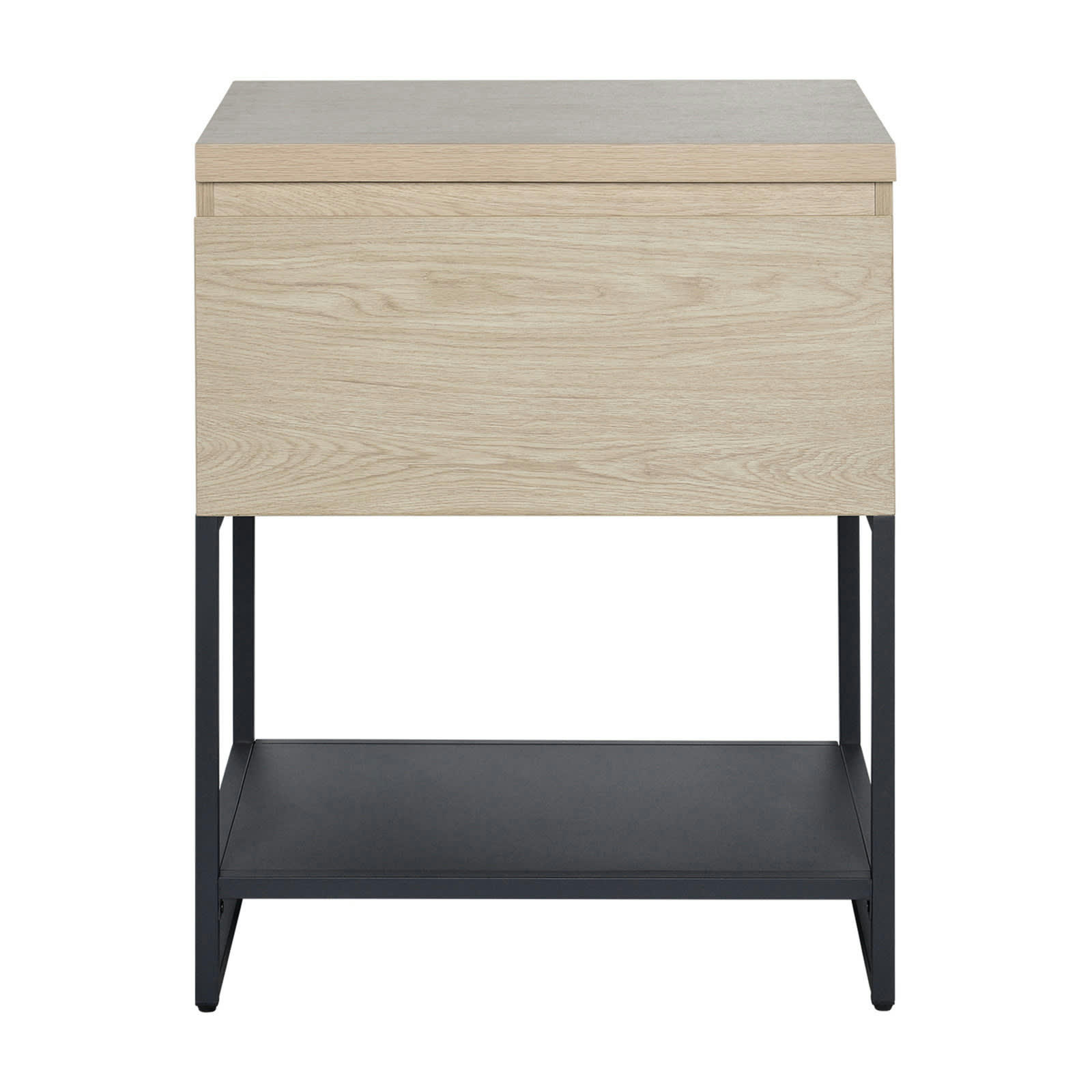 WILL - Meuble caisson chêne et piètement sous vasque 60 cm WILL