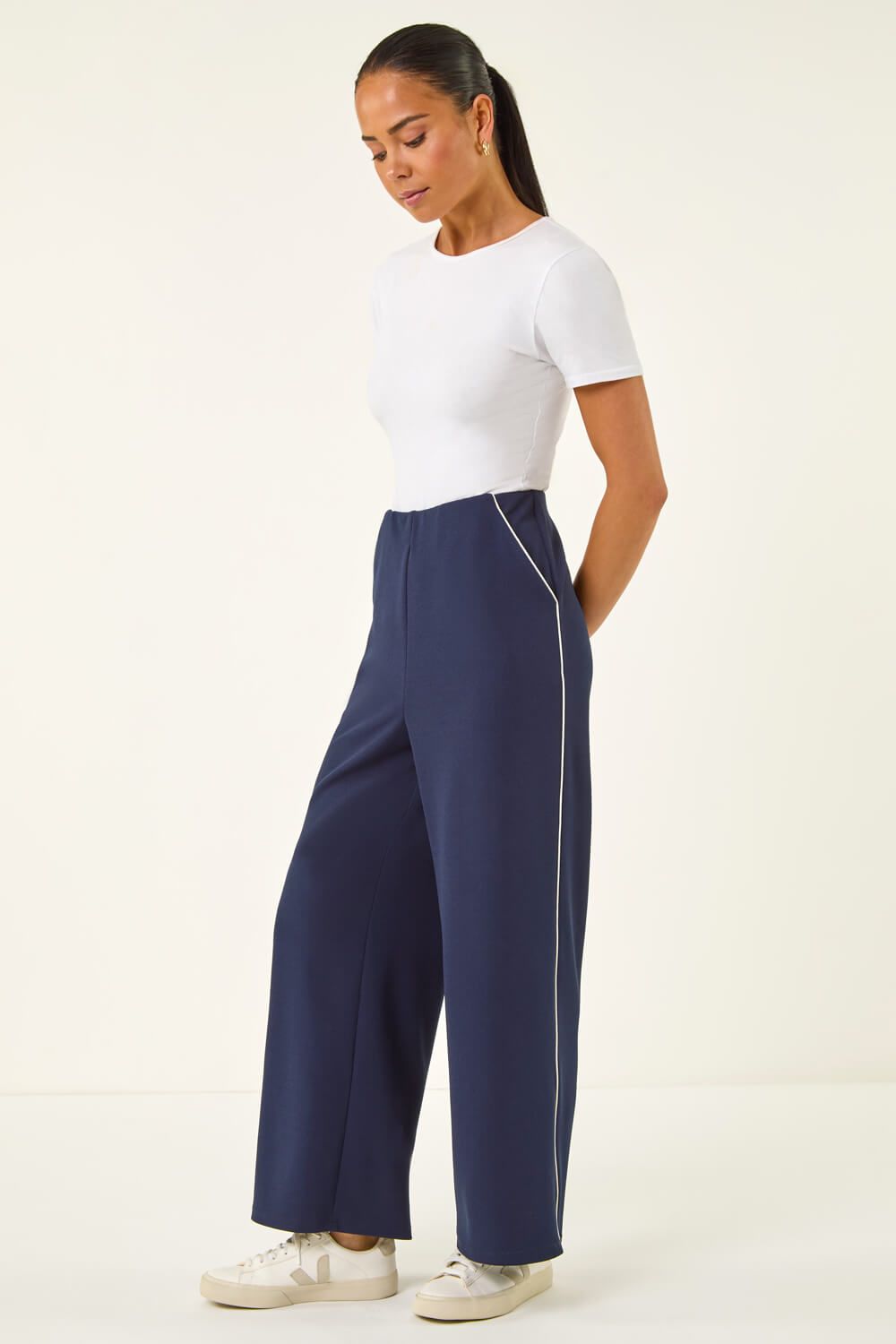 Roman Petite Side Seam Stretch Trouser