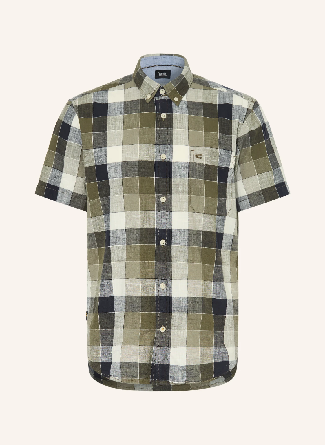 camel active Kurzarm-Hemd Regular Fit