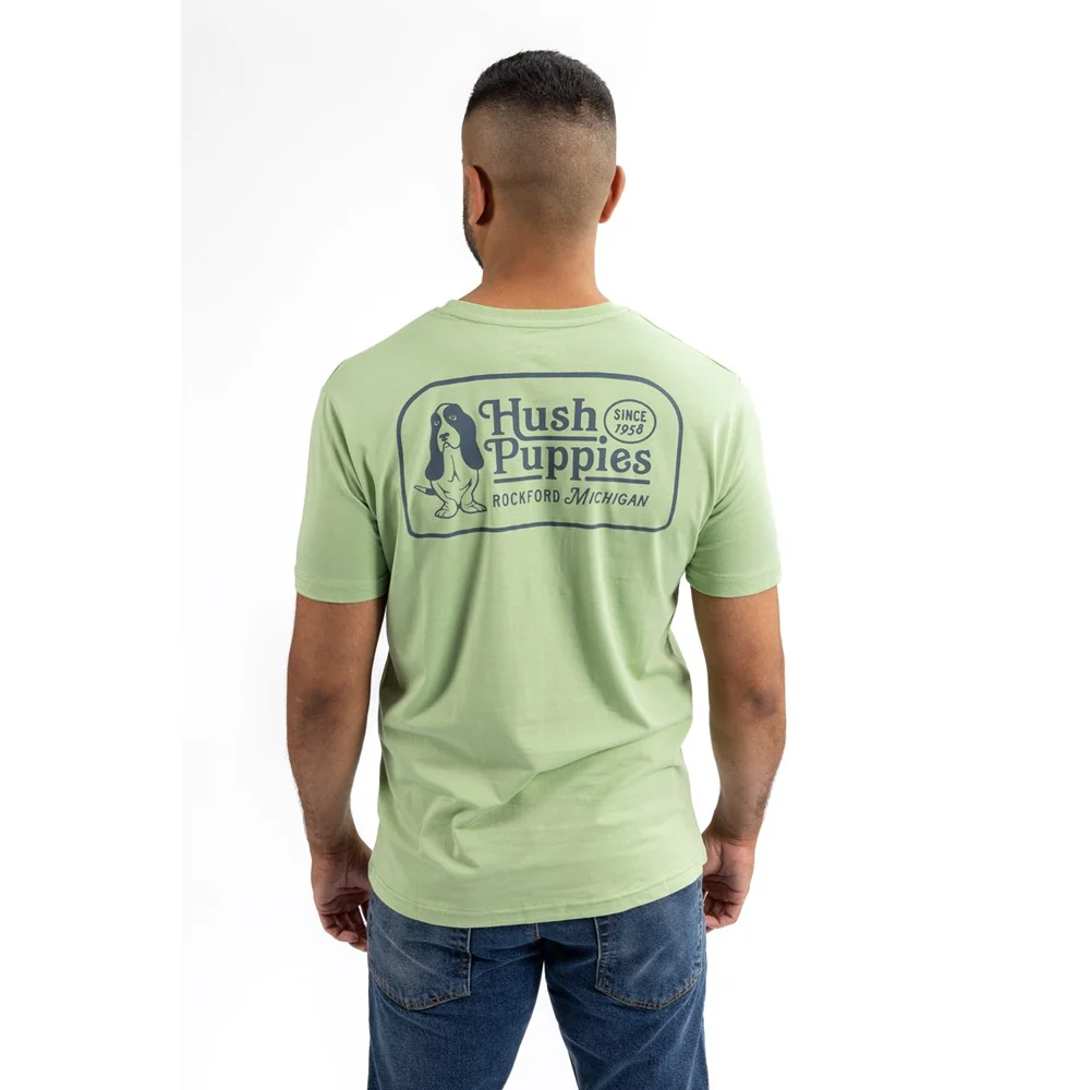 Hush Puppies Mens Retro Basset Tee