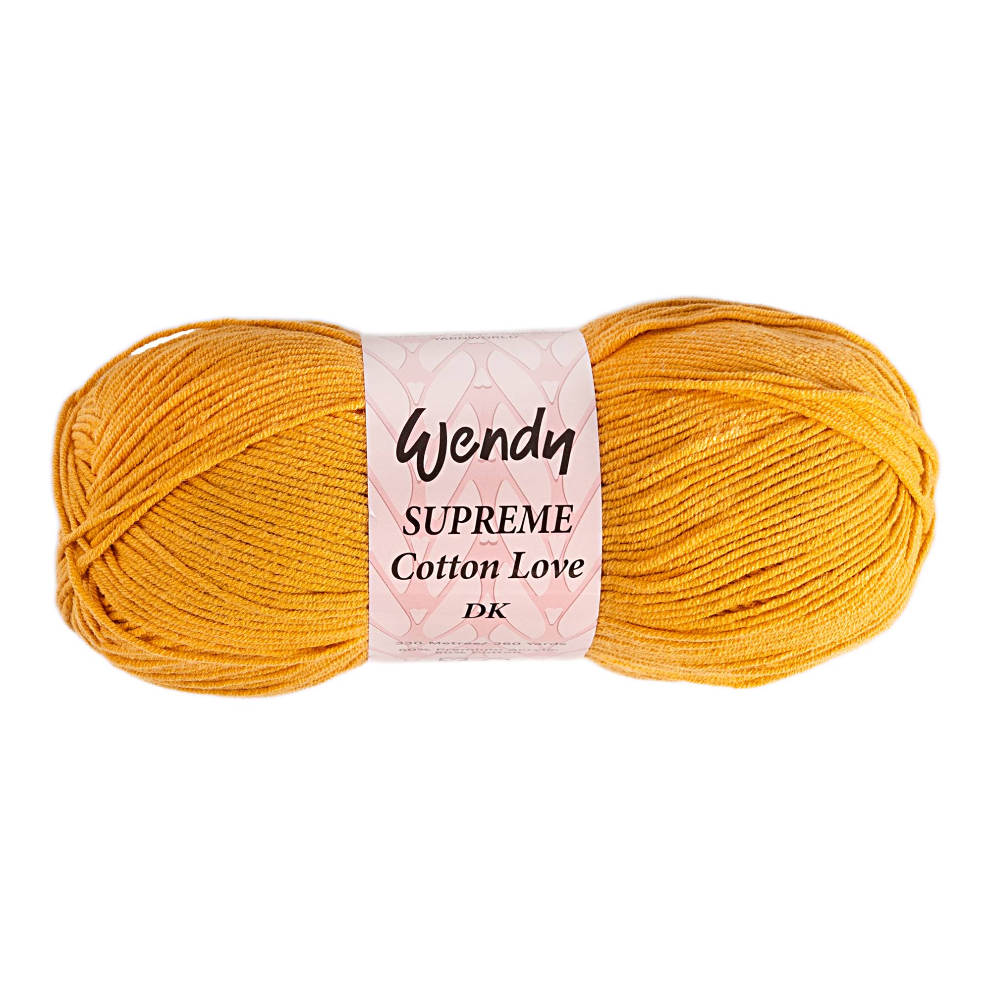 Wendy Antique Gold Supreme Cotton Love DK Yarn 100g