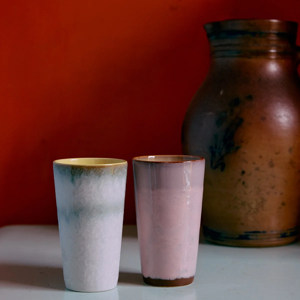 HKliving - 70's Latte Macchiato Becher