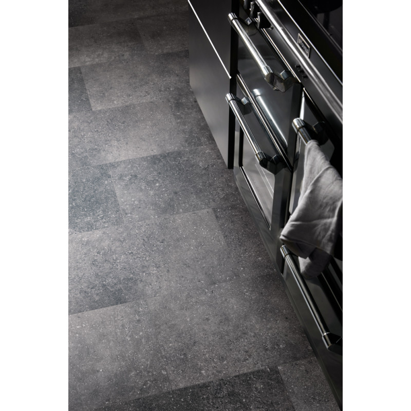 Sol en vinyle Viskan Pro calcaire gris foncé 1,85 m² PERGO
