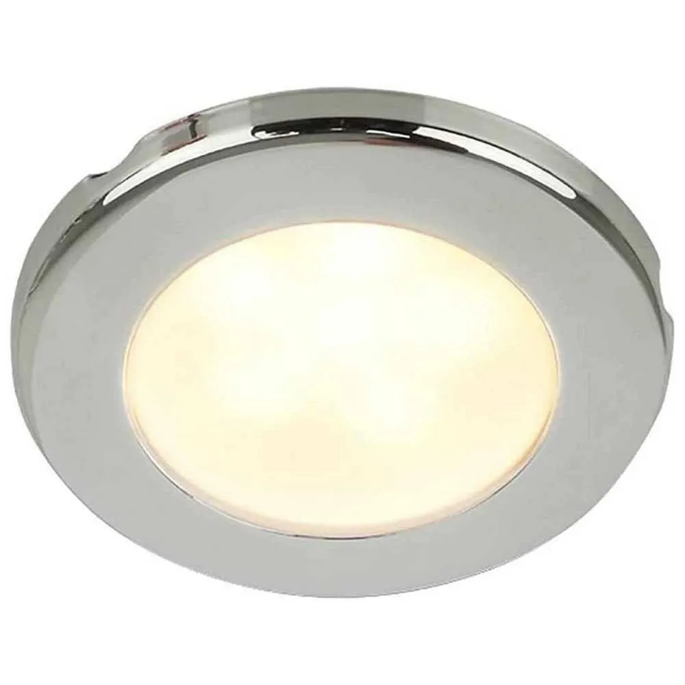 Hella Marine stainless steel Euroled 75 Cover Warm White Ceiling Light 12V