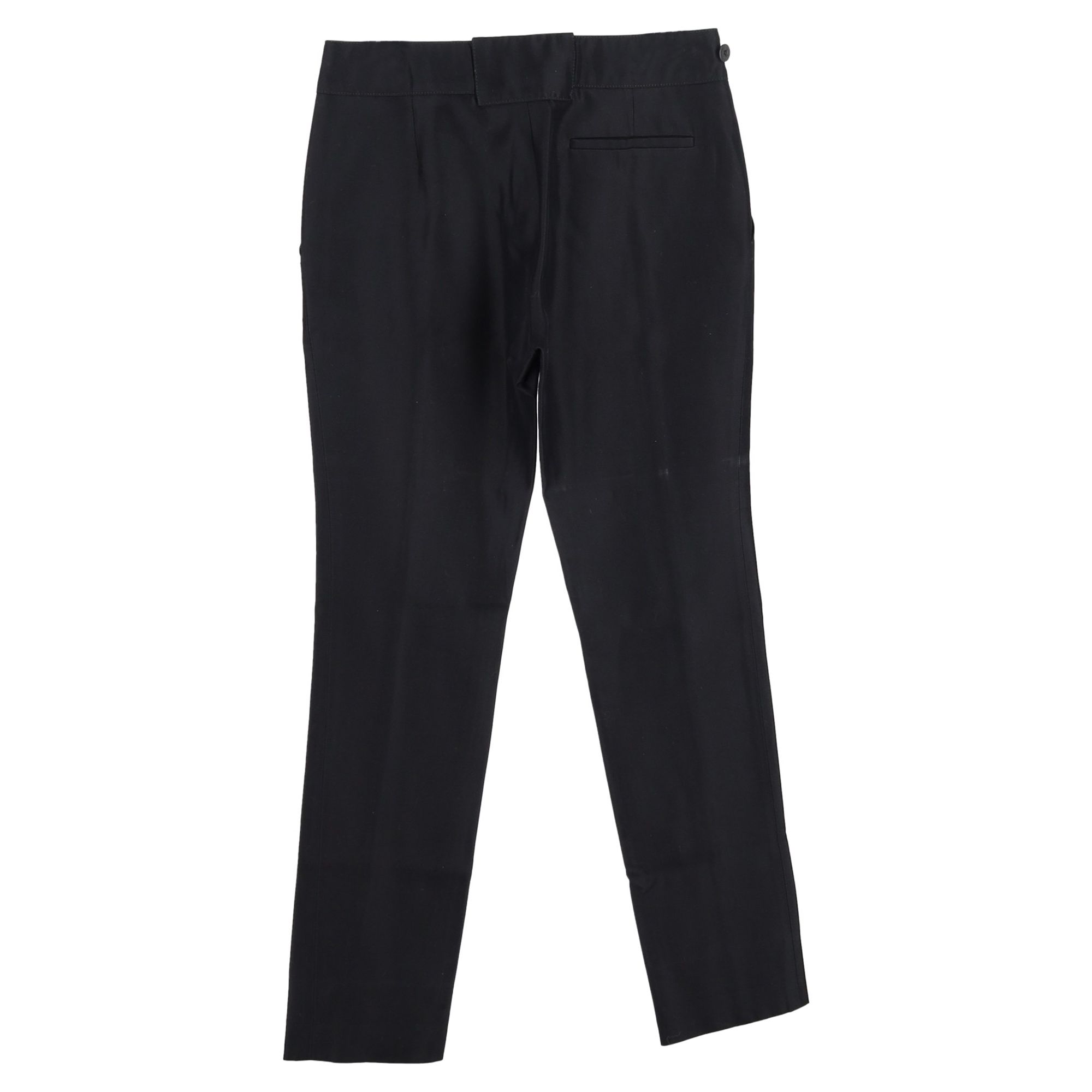 Gucci Preloved Straight-Leg Trousers in Black Polyester
