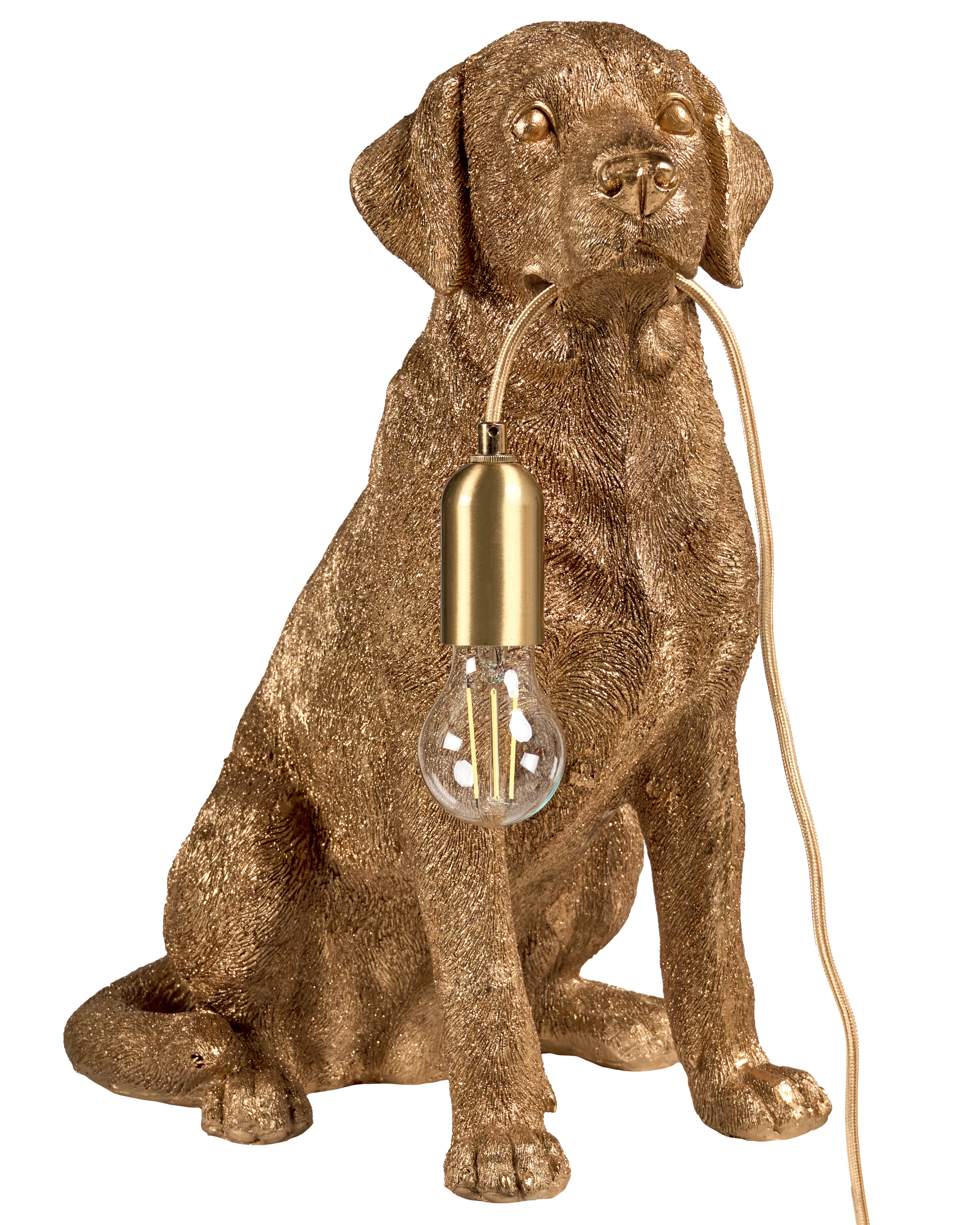 Table Lamp Dog MARLEY Gold