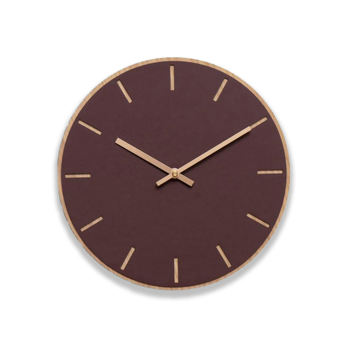 - Horloge murale en linoléum rouge D28cm