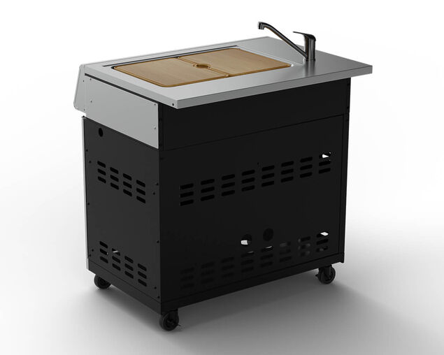 Beefmaster Premium Sink On Deluxe Cart