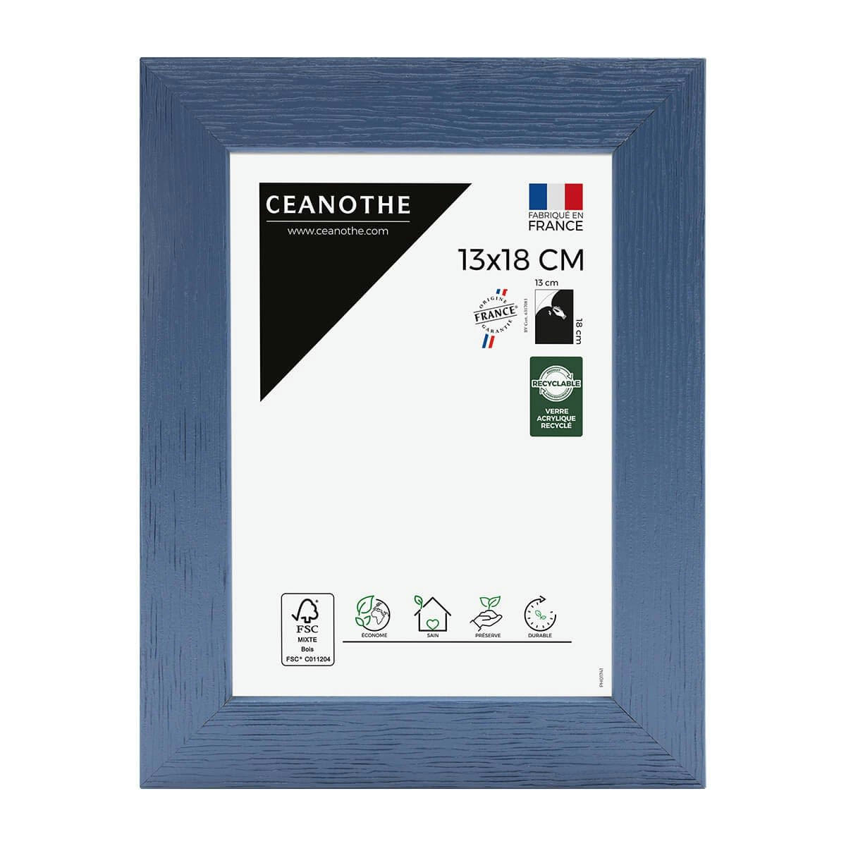 TUTTI FRUTTI - Cadre photo myrtille 13x18 cm bois reconstitué fsc