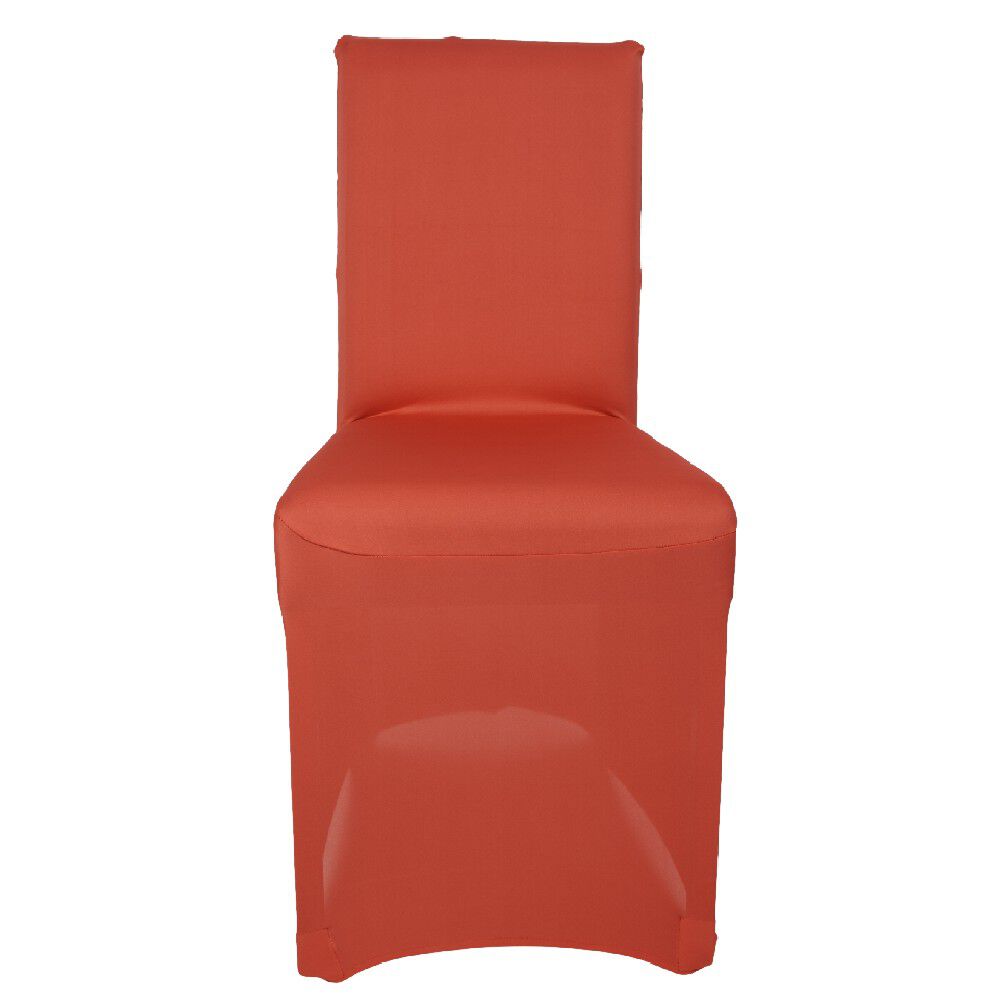 Housse de chaise uni rouge