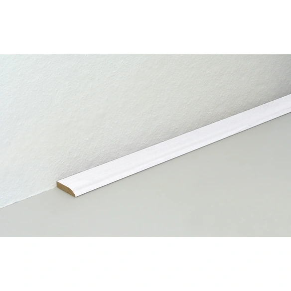 Abdedeckleiste, Holzoptik Kiefer/weißfarben, MDF, LxHxT: 240 x 0,5 x 2,4 cm