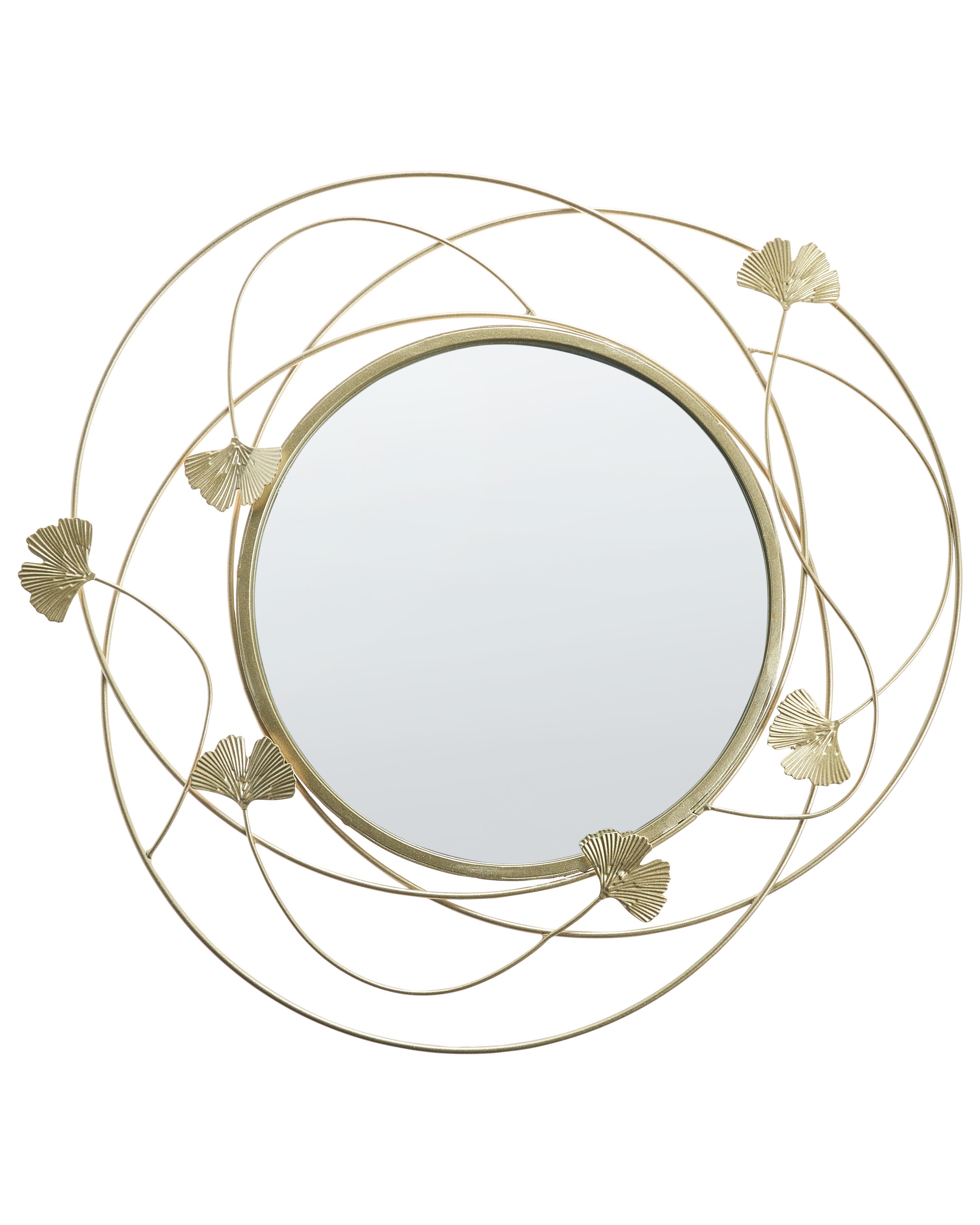 Wall Mirror ANGLET 46 cm 49 cm Metal Gold