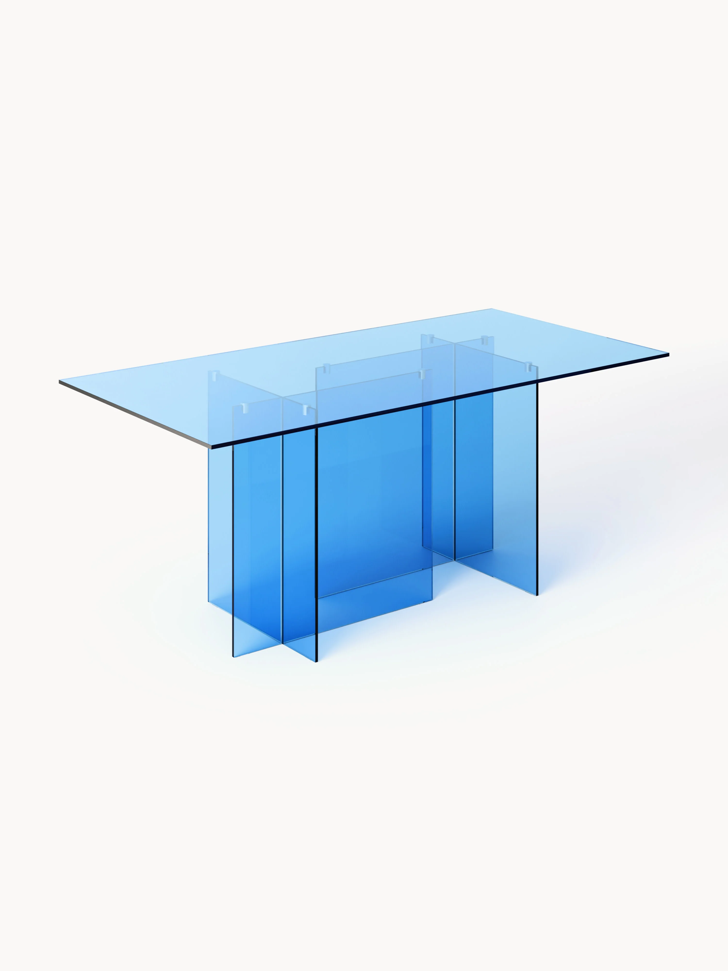 Esstisch Anouk aus Glas, 180 x 90 cm