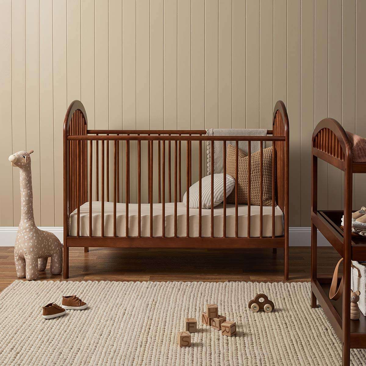 Archie Hazelnut Three Piece Nursery Set