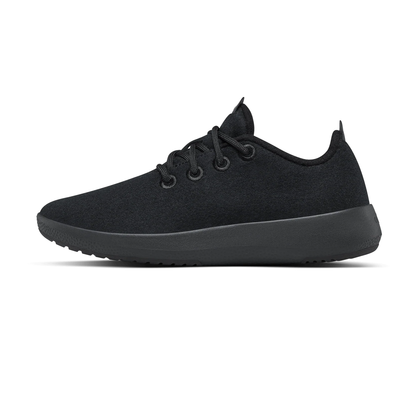 Women's Wool Runner Mizzle - True Black (Black Sole)