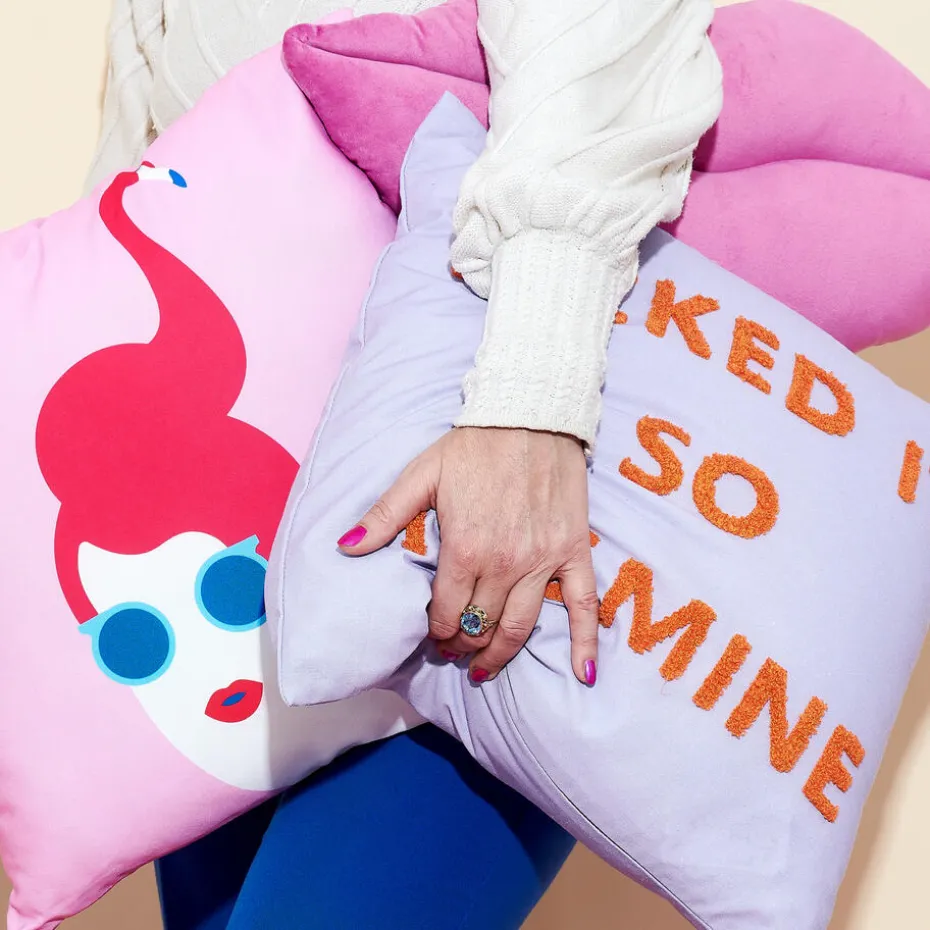 Kwantum Sierkussens | Kussen Mine Paars 45×45 Cm