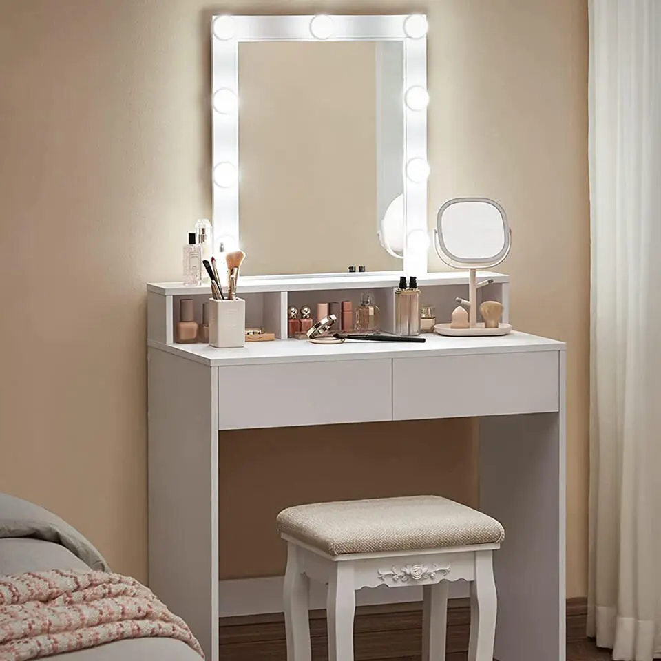 CALICOSY - Kaptafel - Wit - 145x80x40 cm