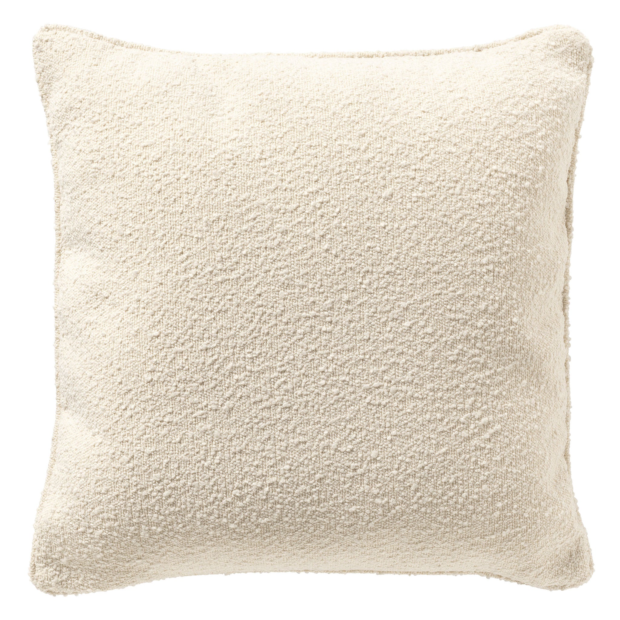ONNO - sierkussen 60x60 cm - bouclé - Snow White - wit