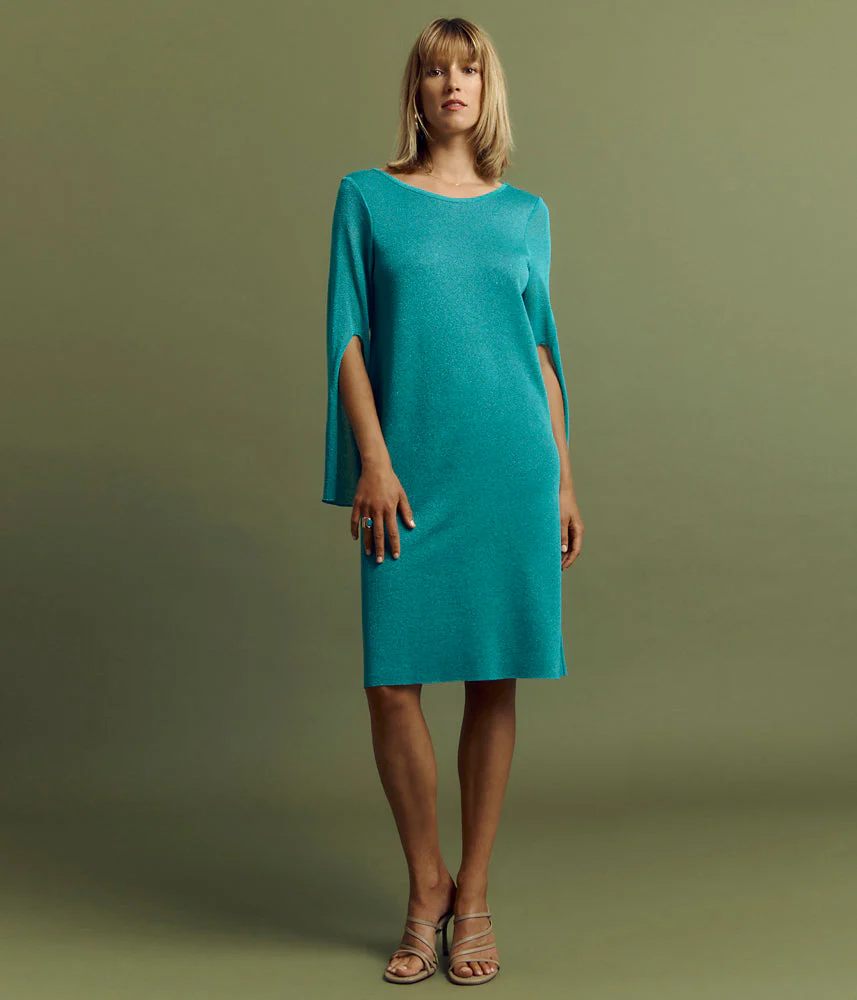 Robe maille irisée double-face OPELY/85059/861