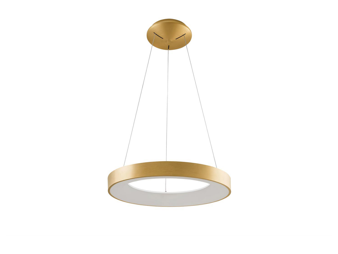 Lampa wisząca Giulia LED aluminiowa złota