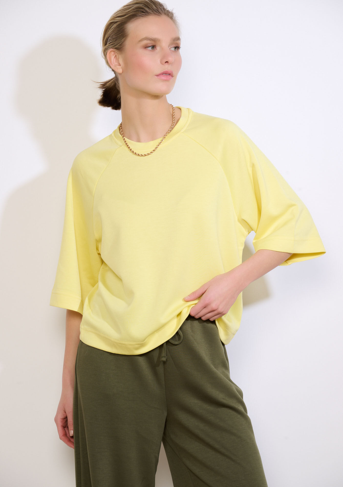 Sweater met 3/4 mouwen