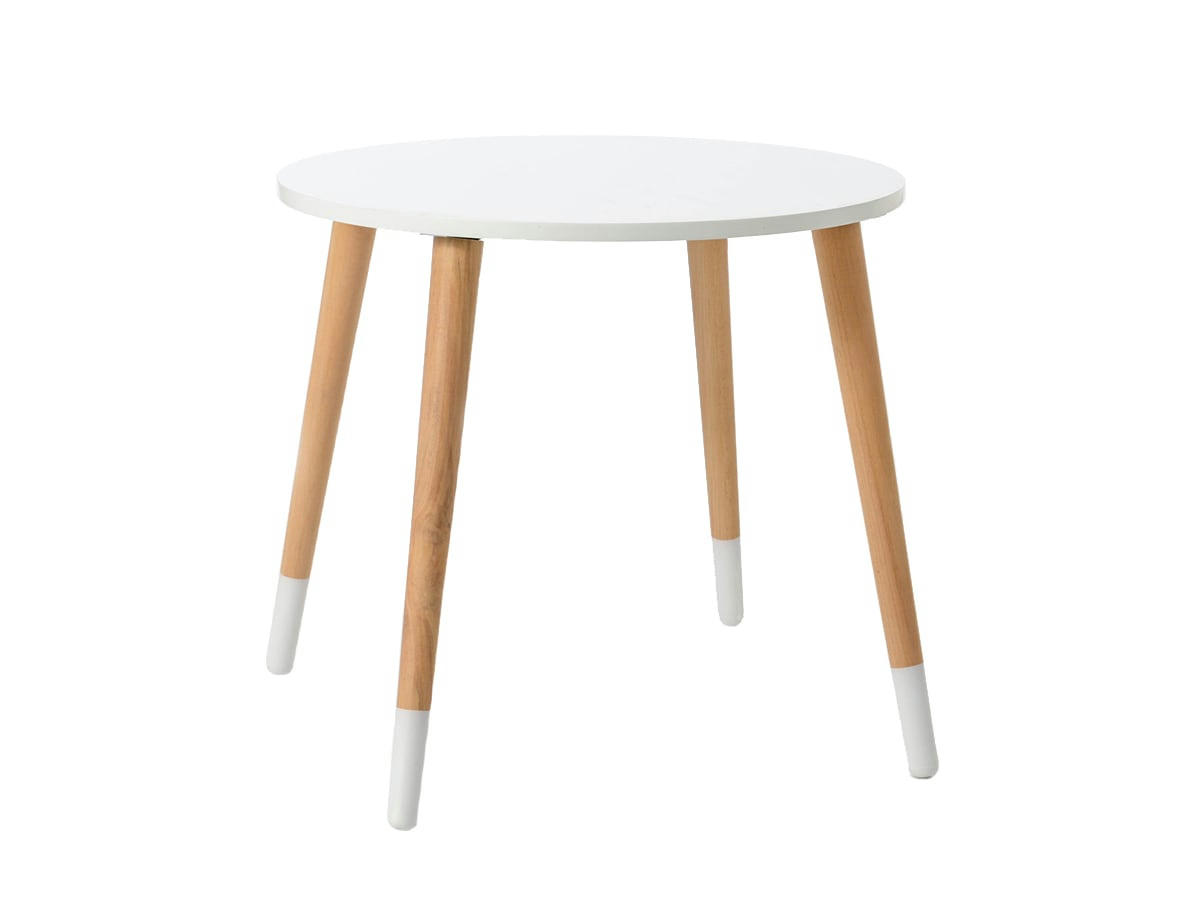 - Table enfant effet bois blanche